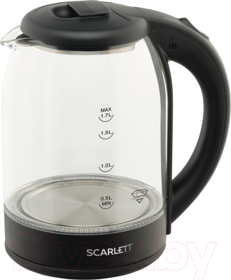 Электрочайник Scarlett SC-EK27G90 (черный) - фото