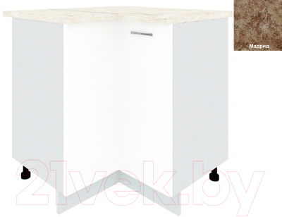 Шкаф-стол кухонный Кортекс-мебель Корнелия Лира НШУ угловой - фото