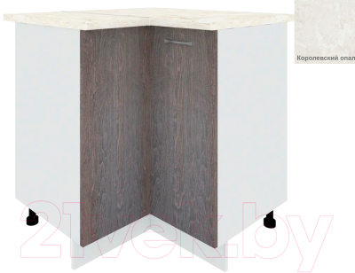 Шкаф-стол кухонный Кортекс-мебель Корнелия Лира НШУ угловой - фото