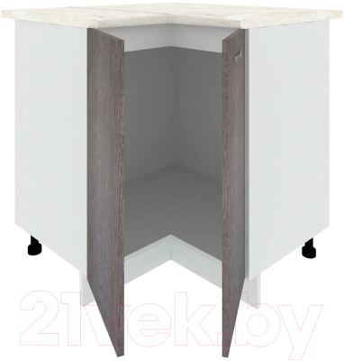 Шкаф-стол кухонный Кортекс-мебель Корнелия Лира НШУ угловой
