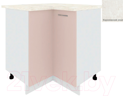 Шкаф-стол кухонный Кортекс-мебель Корнелия Лира НШУ угловой - фото