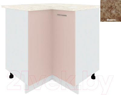 Шкаф-стол кухонный Кортекс-мебель Корнелия Лира НШУ угловой - фото