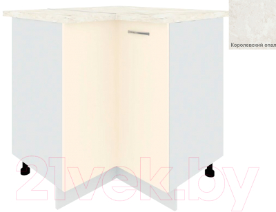 Шкаф-стол кухонный Кортекс-мебель Корнелия Лира НШУ угловой - фото