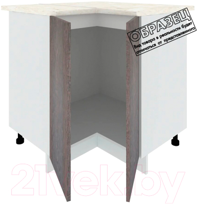 Шкаф-стол кухонный Кортекс-мебель Корнелия Лира НШУ угловой