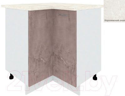 Шкаф-стол кухонный Кортекс-мебель Корнелия Лира НШУ угловой - фото