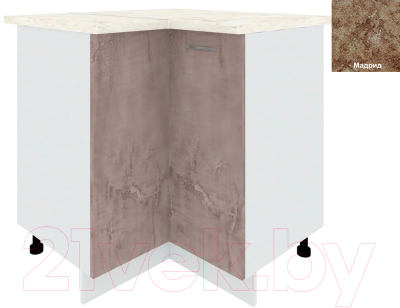 Шкаф-стол кухонный Кортекс-мебель Корнелия Лира НШУ угловой - фото