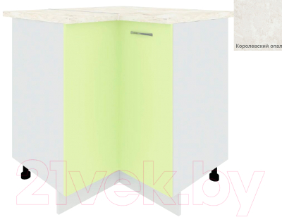 Шкаф-стол кухонный Кортекс-мебель Корнелия Лира НШУ угловой - фото