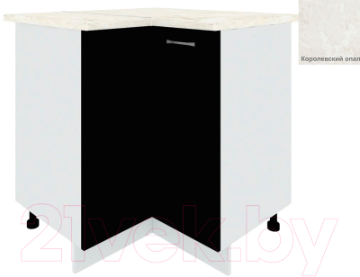 Шкаф-стол кухонный Кортекс-мебель Корнелия Лира НШУ угловой - фото