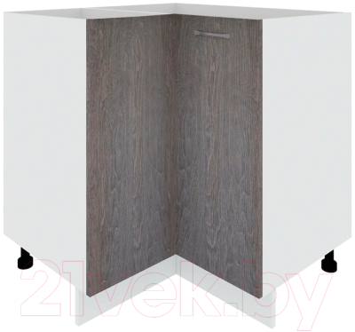 Шкаф-стол кухонный Кортекс-мебель Корнелия Лира НШУ без столешницы угловой - фото