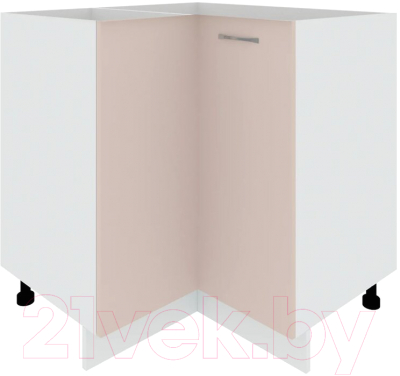 Шкаф-стол кухонный Кортекс-мебель Корнелия Лира НШУ без столешницы угловой - фото