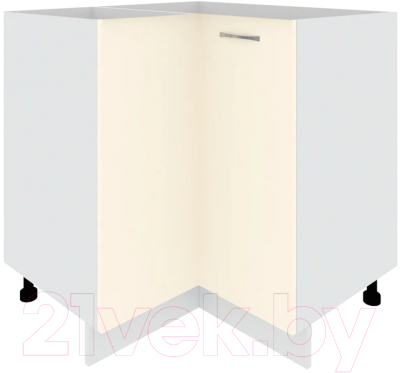 Шкаф-стол кухонный Кортекс-мебель Корнелия Лира НШУ без столешницы угловой - фото