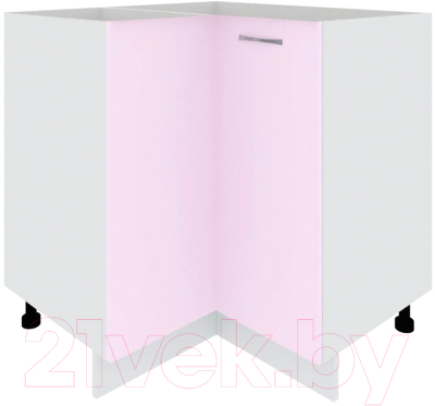 Шкаф-стол кухонный Кортекс-мебель Корнелия Лира НШУ без столешницы угловой - фото