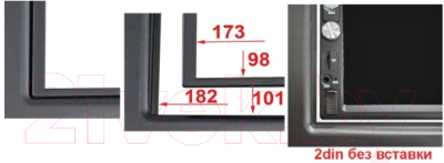 Переходная рамка Incar ROP-N12A