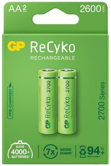 Комплект аккумуляторов GP Batteries 270AAHCE-2EB2 - фото