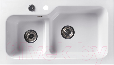 Мойка кухонная Belux SG-REC-DUO 8045 - фото