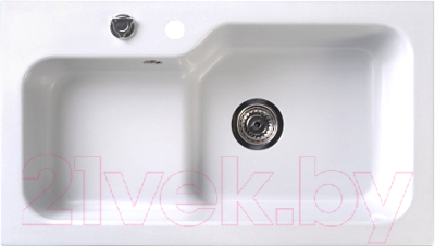 Мойка кухонная Belux SG-REC-HALF-8045 - фото