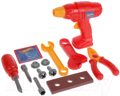 Набор инструментов игрушечный Играем вместе Hot Wheels / 1904K890-R - фото