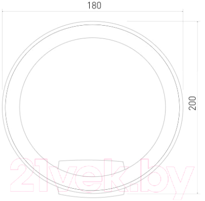 Бра уличное Elektrostandard 1710 Techno LED Ring