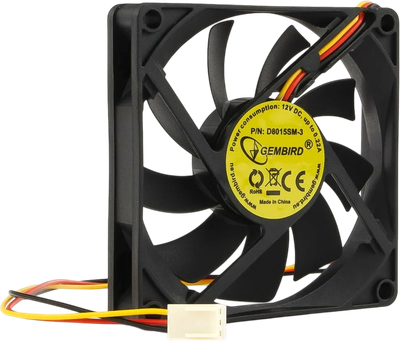 Вентилятор для корпуса Gembird D8015SM-3 - фото