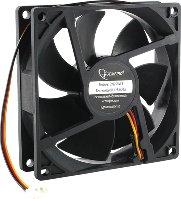 Вентилятор для корпуса Gembird D9225HM-3 - фото