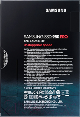 SSD диск Samsung 980 Pro NVMe 2TB (MZ-V8P2T0BW)