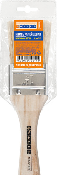 Кисть малярная 4Walls Натуральная щетина / KFNSDRM38