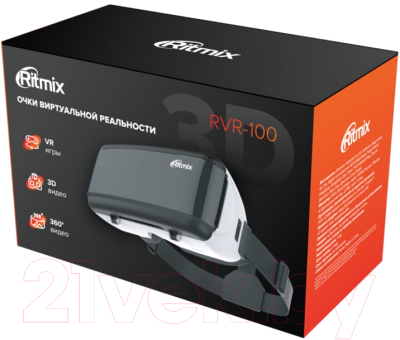 Шлем виртуальной реальности Ritmix RVR-100