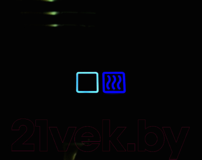 Зеркало Пекам Vesta 1 80x60 / Vesta1-80x60spcl (с подсветкойи, сенсором на прикосновение, подогревом и часами)