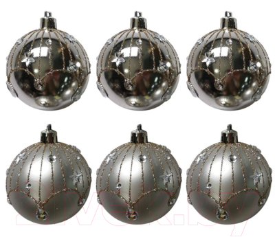 Набор шаров новогодних Волшебная страна Блеск / 007482