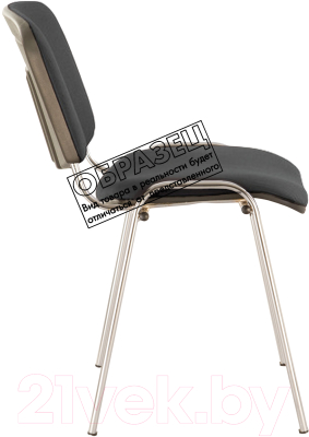 Стул офисный Brabix Iso CF-001 / 531420 (ткань серый/черный)