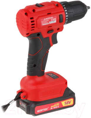 Аккумуляторная дрель-шуруповерт Wortex BD 2025-1 DLi (BD20251DLi1029)