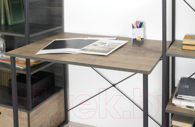 Письменный стол Mobi Трувор 12.98 (дуб гранж песочный К356/интра)