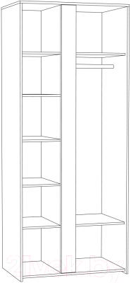 Шкаф Mobi Трувор 13.204 (дуб гранж песочный К356/интра)