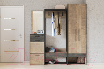 Шкаф Mobi Трувор 13.328.02 (дуб гранж песочный К356/интра)