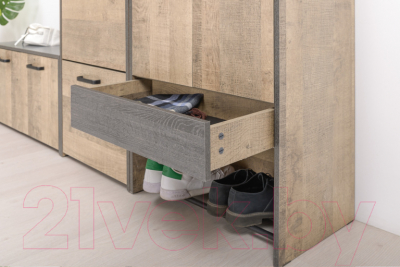 Шкаф Mobi Трувор 13.328.02 (дуб гранж песочный К356/интра)