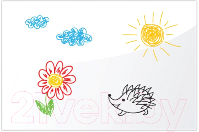 Магнитно-маркерная доска Brauberg Стеклянная / 236744