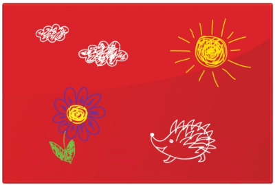 Магнитно-маркерная доска Brauberg Стеклянная / 236746