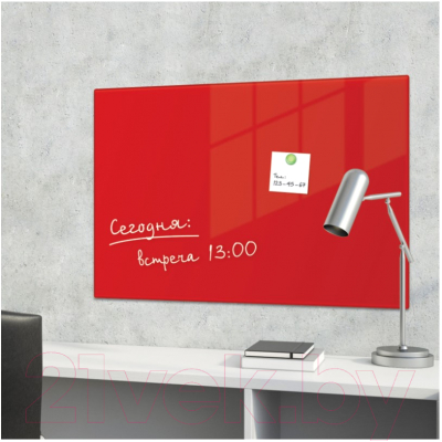 Магнитно-маркерная доска Brauberg Стеклянная / 236746