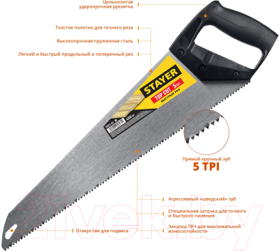 Ножовка Stayer 15061-45-z02