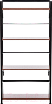 Стеллаж Импэкс Leset Пако 1200 (черный/орех донской)