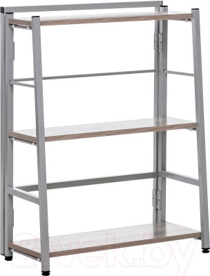 Стеллаж Импэкс Leset Пако 800 трапеция (серый/атлас светлый) - фото