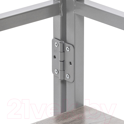 Стеллаж Импэкс Leset Пако 800 трапеция (серый/атлас светлый)