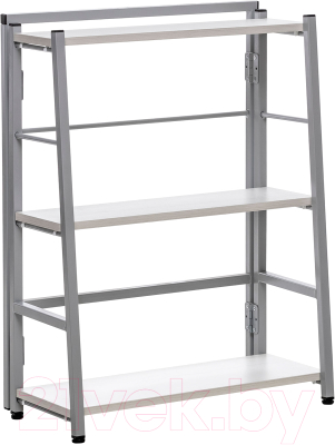 Стеллаж Импэкс Leset Пако 800 трапеция (серый/бетон пайн светлый) - фото