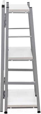 Стеллаж Импэкс Leset Пако 800 трапеция (серый/бетон пайн светлый)