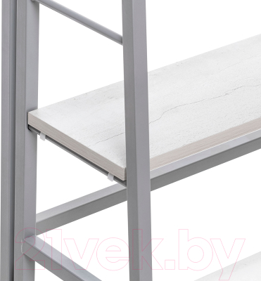 Стеллаж Импэкс Leset Пако 800 трапеция (серый/бетон пайн светлый)