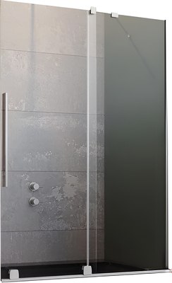 Стеклянная шторка для ванны Radaway Furo PND II 738 R / 10109738-01-01R - фото