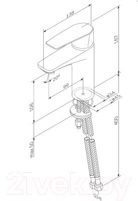 Смеситель AM.PM F90A02122