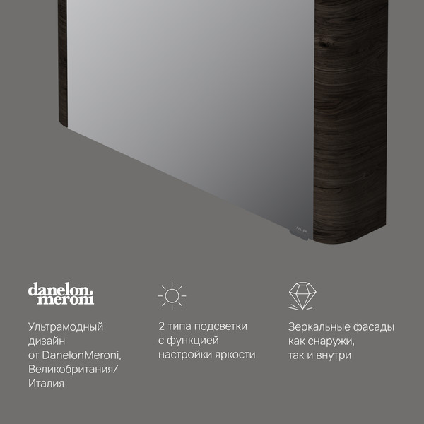 Шкаф с зеркалом для ванной AM.PM M30MCR0801TF