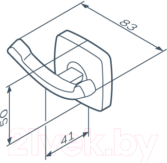 Крючок для ванной AM.PM Gem A9035622