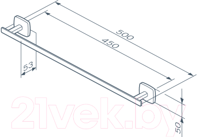 Держатель для полотенца AM.PM Gem A90346422